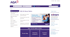 Desktop Screenshot of allaboutmaths.aqa.org.uk